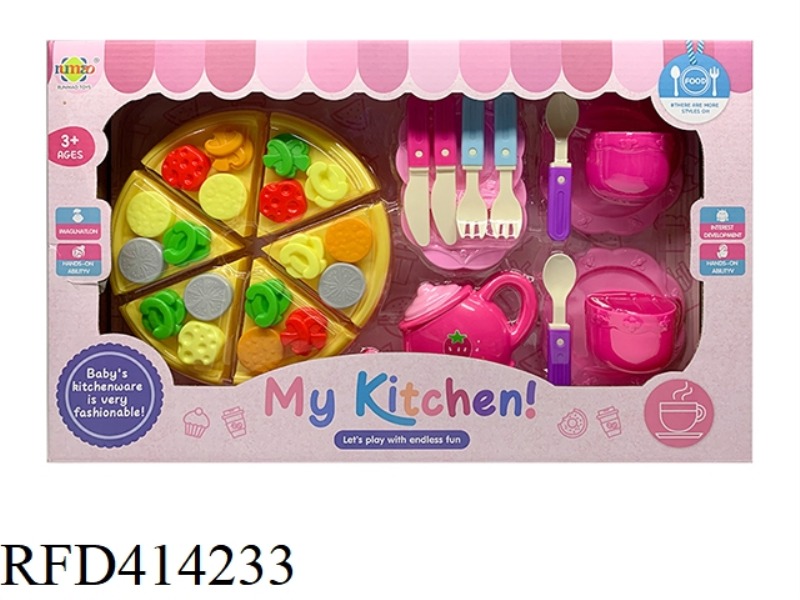 WOMEN'S PIZZA TEA SET