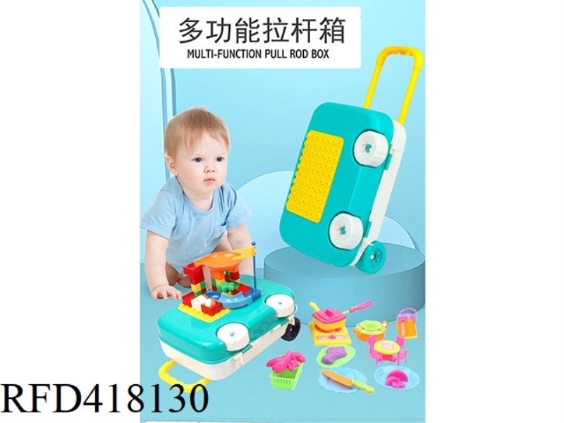 16-PIECE TABLEWARE SET + 33 LARGE BLOCKS