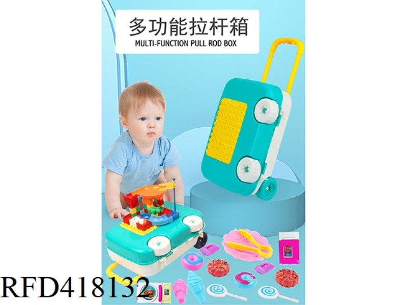 14-PIECE DESSERT SET + 33 LARGE BLOCKS