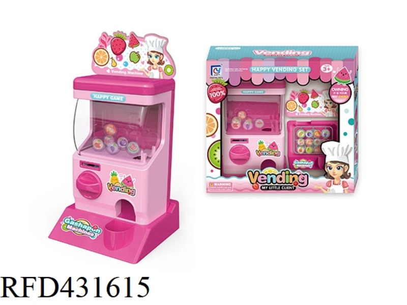 CARTOON PINK AUTOMATIC GASHAPON MACHINE