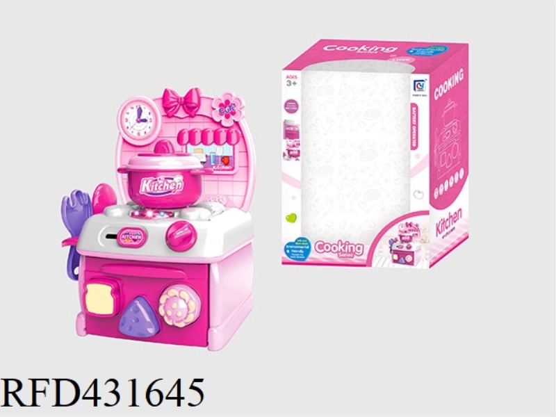 CARTOON PINK PUZZLE KITCHEN, KITCHENWARE COMBINATION
