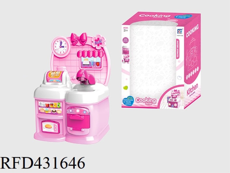 CARTOON PINK PUZZLE KITCHEN, KITCHENWARE COMBINATION