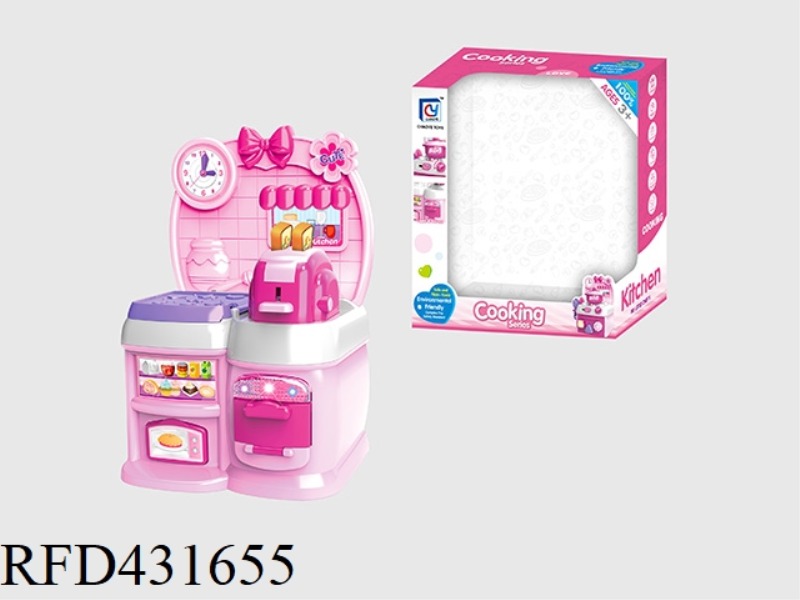 CARTOON PINK PUZZLE KITCHEN, KITCHENWARE COMBINATION