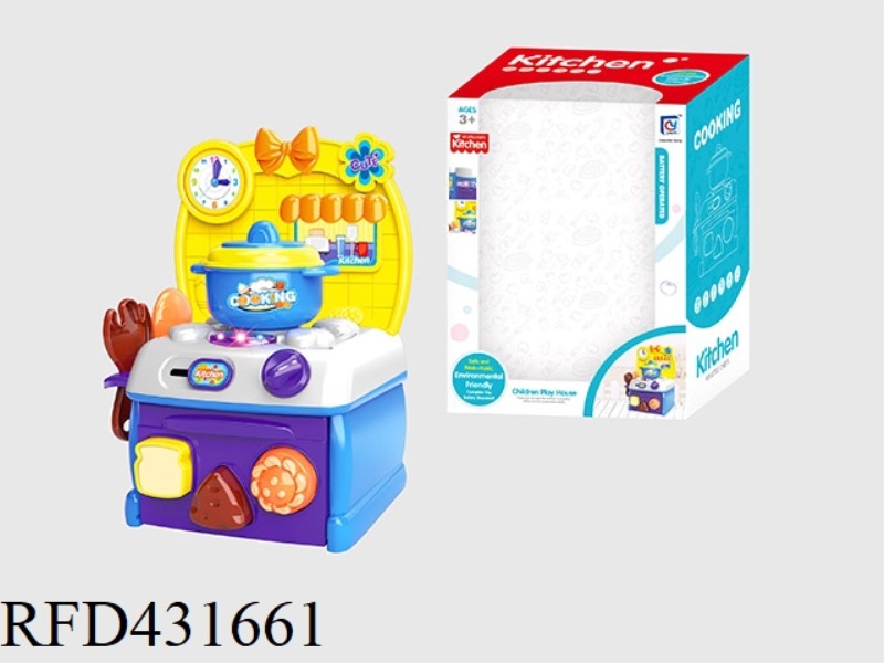 CARTOON BLUE PUZZLE KITCHEN, KITCHENWARE COMBINATION