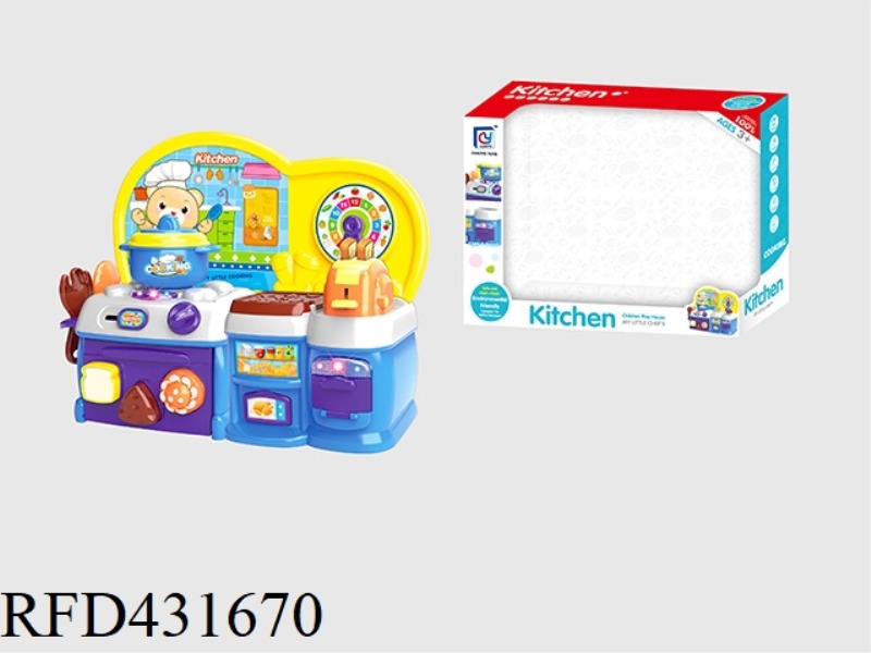 CARTOON BLUE PUZZLE KITCHEN, KITCHENWARE COMBINATION