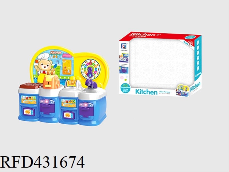 CARTOON BLUE PUZZLE KITCHEN, KITCHENWARE COMBINATION