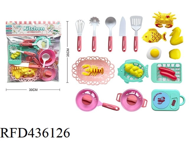 TABLEWARE PLAY HOUSE 21 PIECE SET