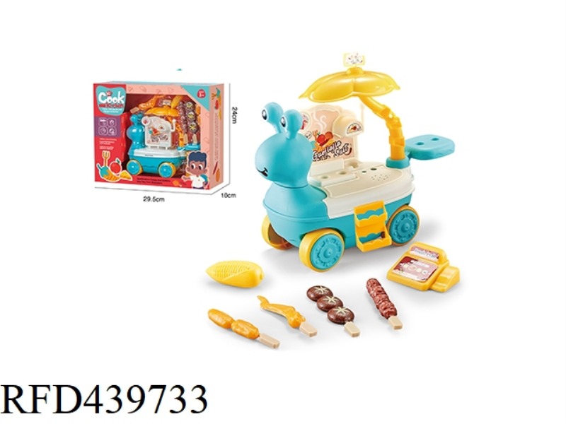 SELLING BLUE TABLEWARE (SNAIL BARBECUE)