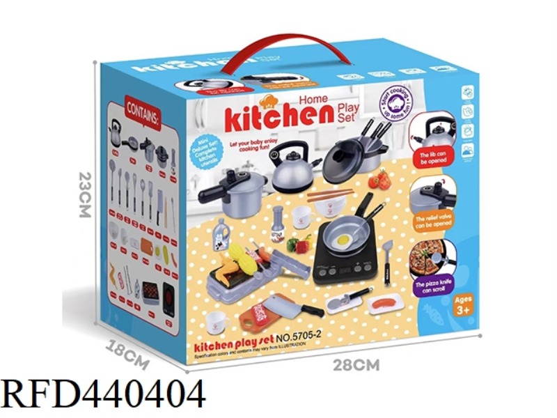 36 PCS OF LIGHTING / SOUND EFFECTS OF HOUSEHOLD SIMULATED KITCHENWARE