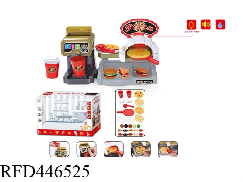 COFFEE MACHINE WITH PIZZA SET