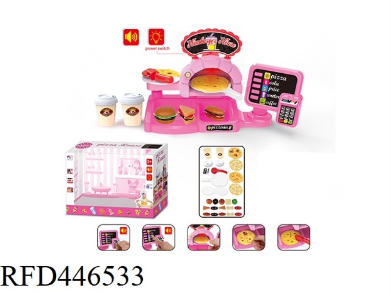 PINK ORDERING MACHINE WITH PIZZA SET