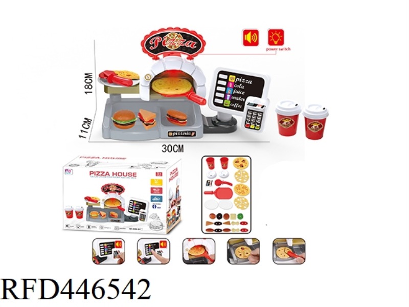 ORDERING MACHINE WITH PIZZA SET