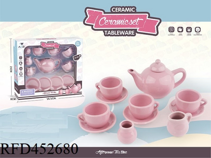 CERAMIC TEA SET (12PCS)