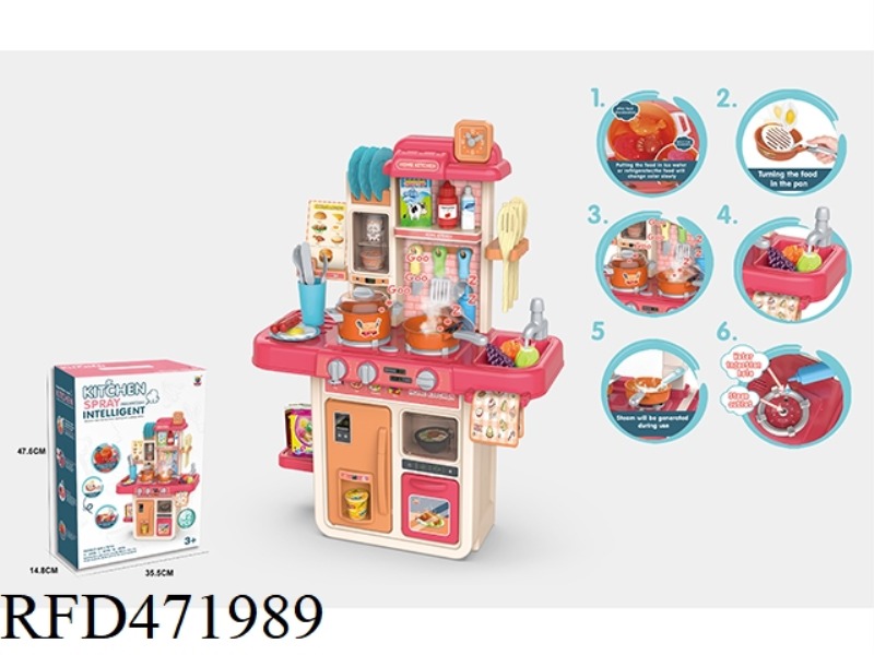 63CM SPRAY KITCHEN 42PCS