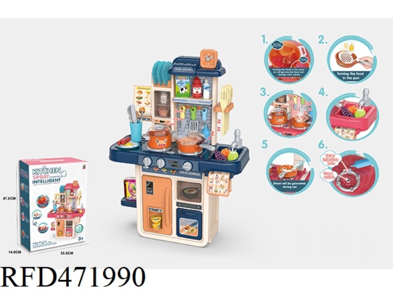63CM SPRAY KITCHEN 42PCS