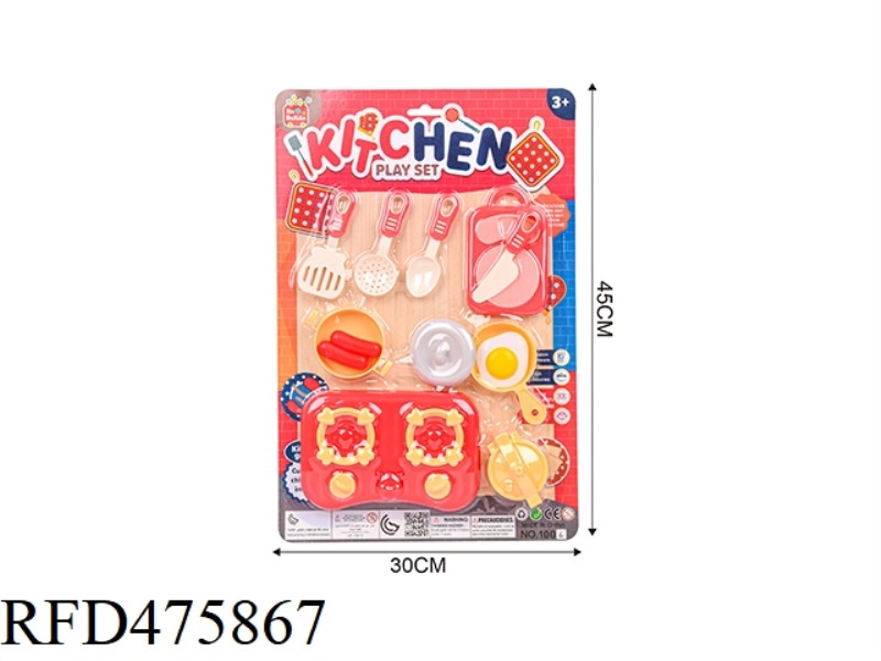 PLAY HOUSE KITCHEN TABLEWARE