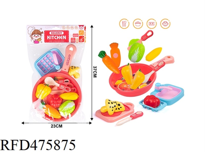 CHECHELE VEGGIES LARGE PAN UTENSILS KITCHEN