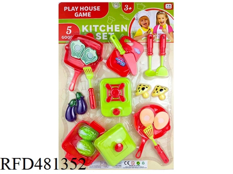 PLAY HOUSE CUTLERY CUT FRUIT SET