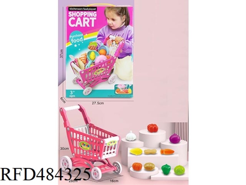 DISASSEMBLY OF SHOPPING CART+VEGETABLES