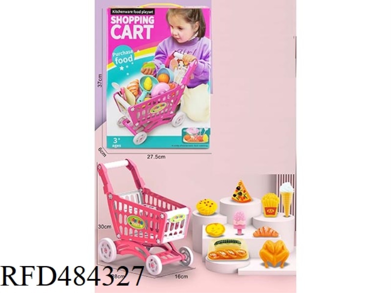 DISASSEMBLY OF SHOPPING CART+FOOD
