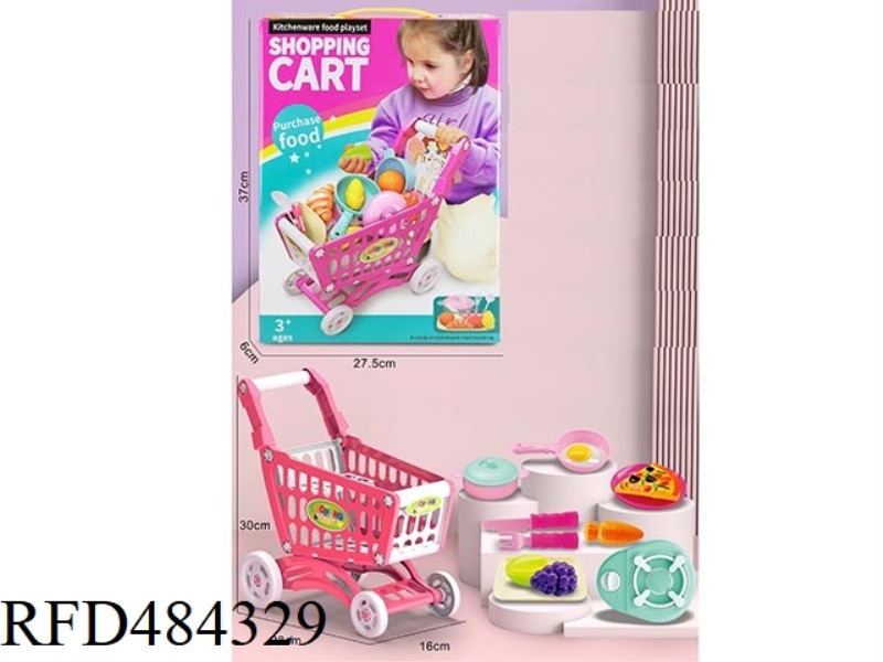 DISASSEMBLY OF SHOPPING CART+TABLEWARE