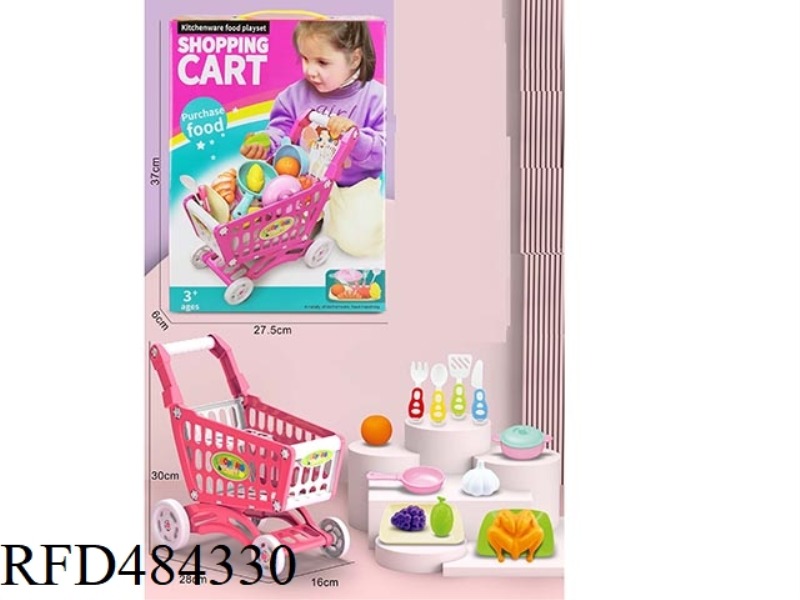 DISASSEMBLY OF SHOPPING CART+TABLEWARE