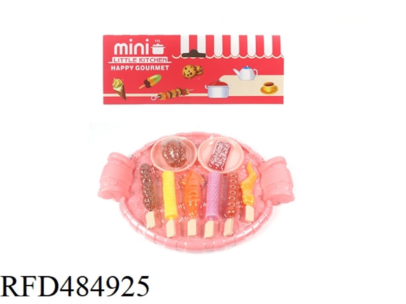 BIG PLATE BARBECUE SKEWERS (2-COLOR MIXED IN PACK)