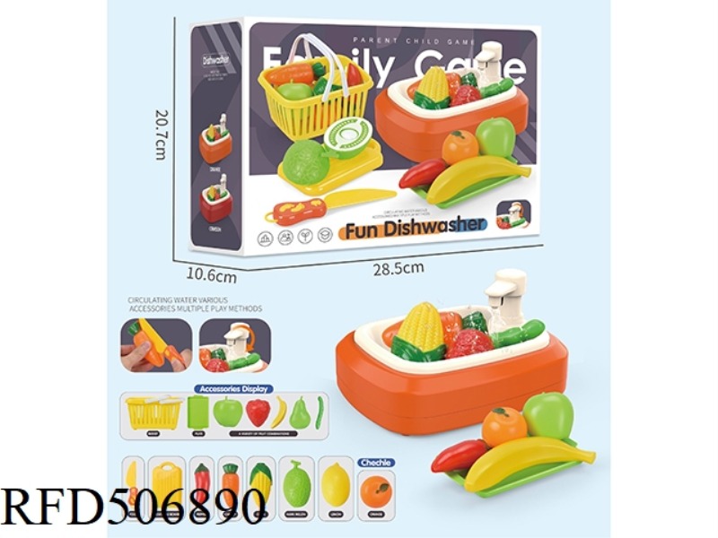 DISH BASIN (HAND WATER WITH CUTTABLE FRUIT)