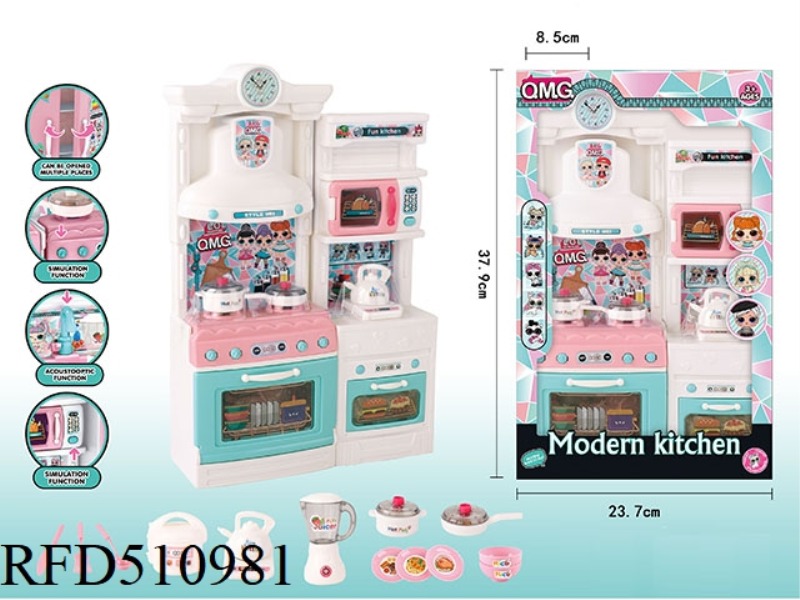 LOL KITCHEN SET SERIES WITH LIGHTS AND MUSIC