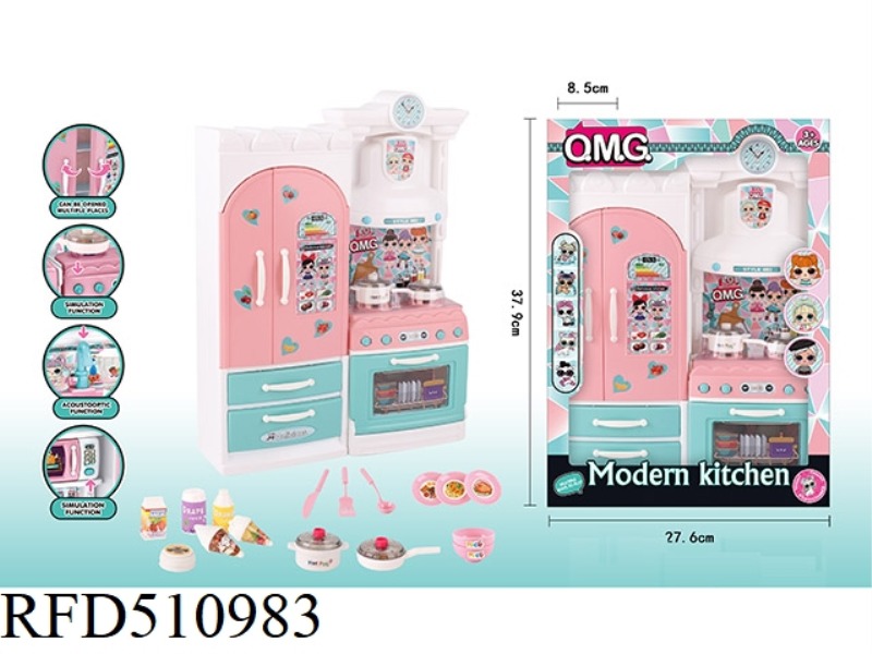 LOL KITCHEN SET SERIES WITH LIGHTS AND MUSIC