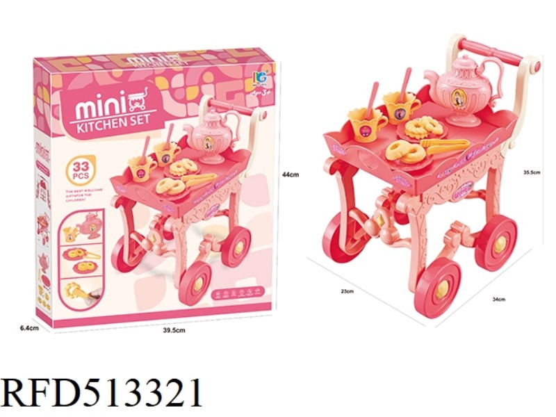 DINING CAR TEA SET PASTRY