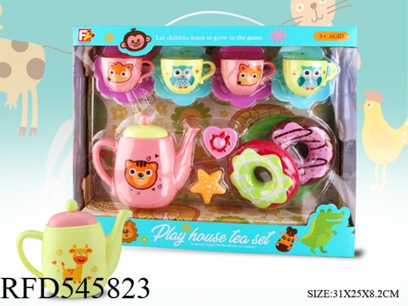 17PCS BOXED TEA SET (PATTERN + MATTE)