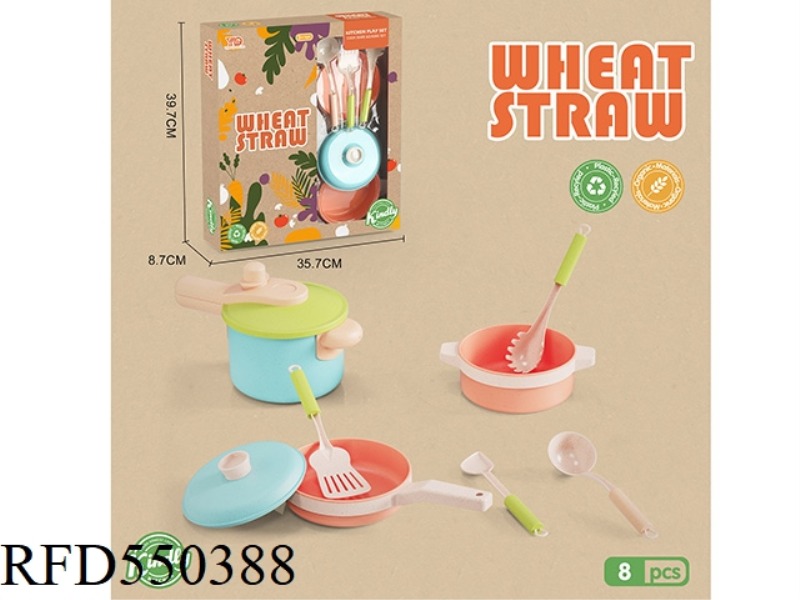 STRAW TABLEWARE SET