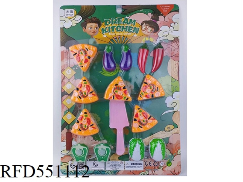 KIDS CAN CUT PIZZA WHILE PLAYING HOUSE