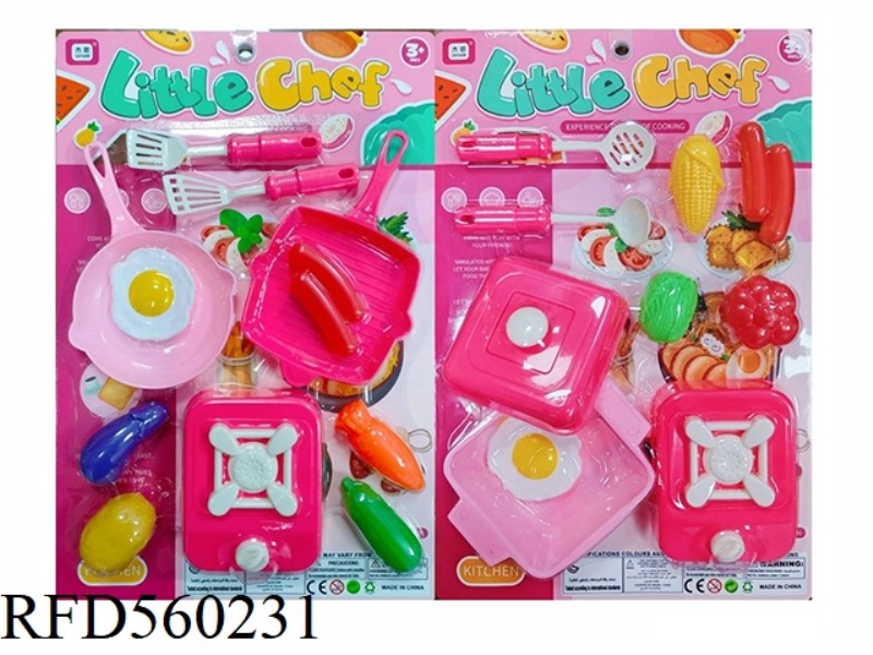 KIDS PLAY HOUSE KITCHEN KIT 2 MIXED