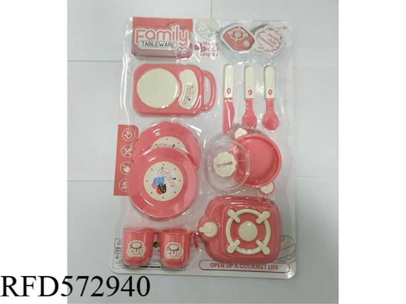 RED TABLEWARE