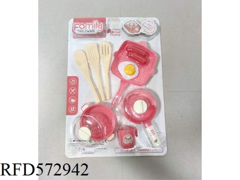 RED TABLEWARE