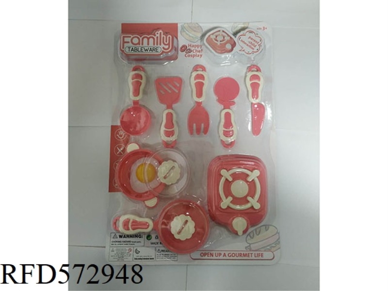 RED TABLEWARE