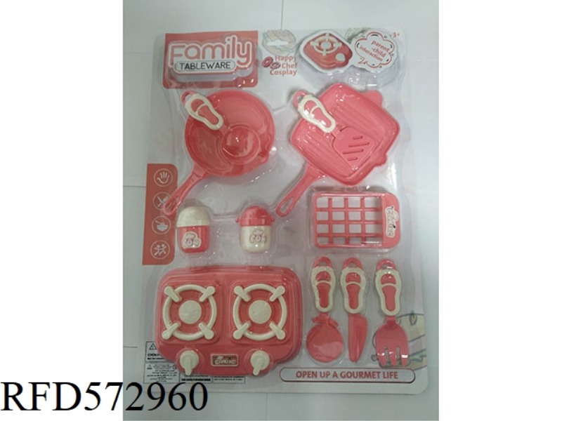 RED TABLEWARE