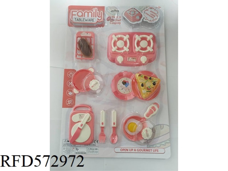 RED TABLEWARE