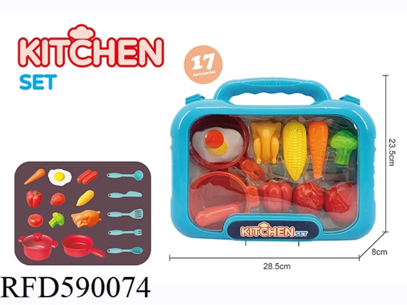 KITCHEN CLUTCH BOX SET WITH 17 ACCESSORIES