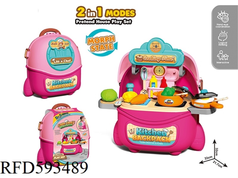 ROCKET BACKPACK KITCHENWARE SERIES COMBINATION (GIRL)