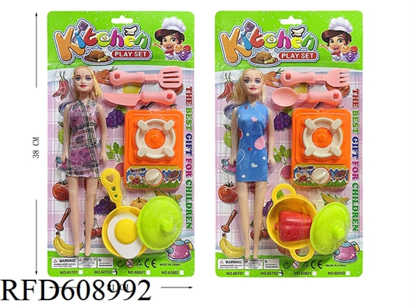 TABLEWARE WITH BARBIE