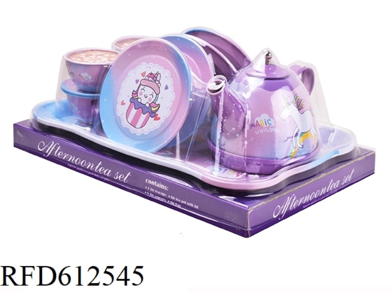 FAMILY UNICORN TINPLATE TEA SET