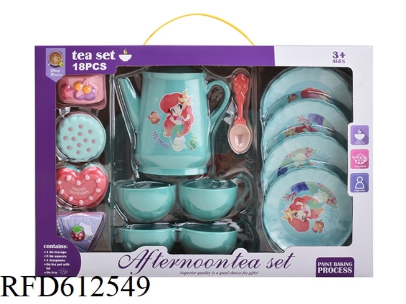 MERMAID TEA SET PLAY HOME AFTERNOON TEA SERIES