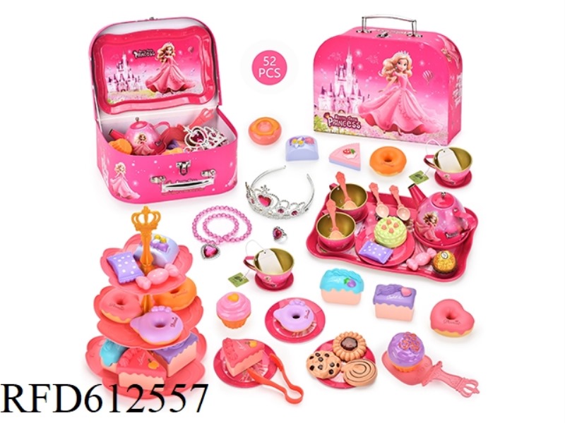 BARBIE PRINCESS ROYAL AFTERNOON TEA DESSERT TINPLATE TEA SET