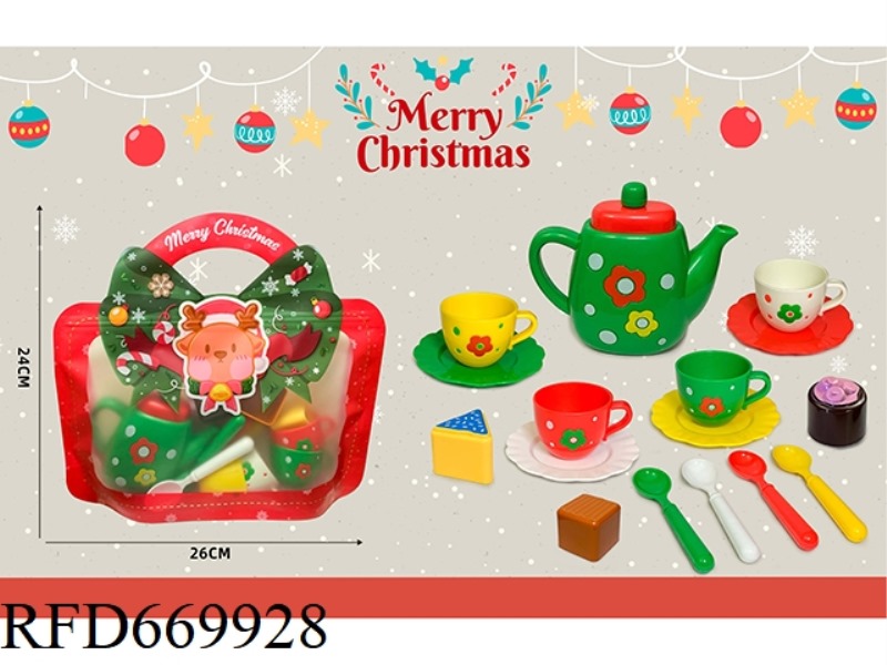 (17PCS) HAND-HELD GIFT BAG CHRISTMAS SET A