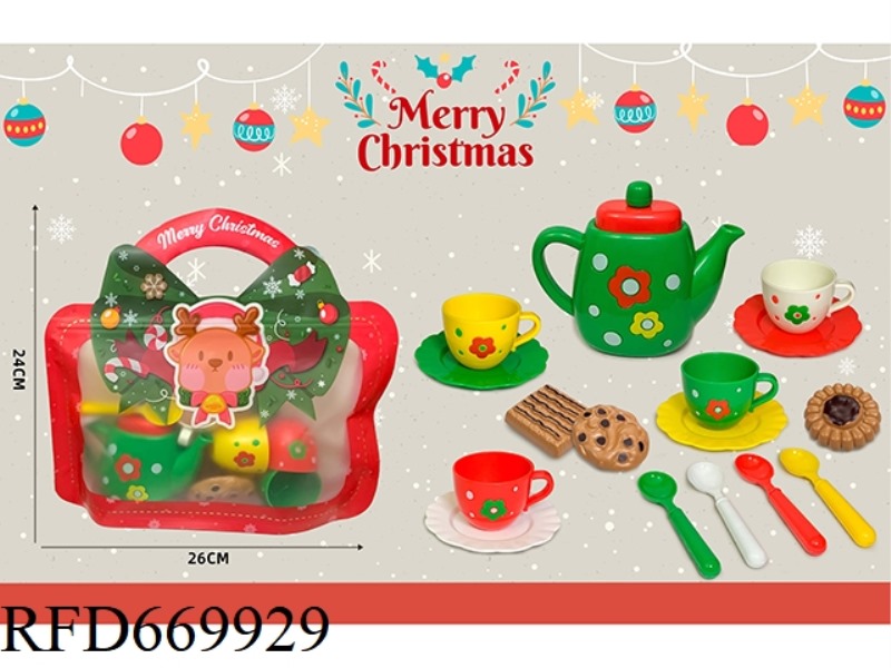 (17PCS) HAND-HELD GIFT BAG CHRISTMAS SET B
