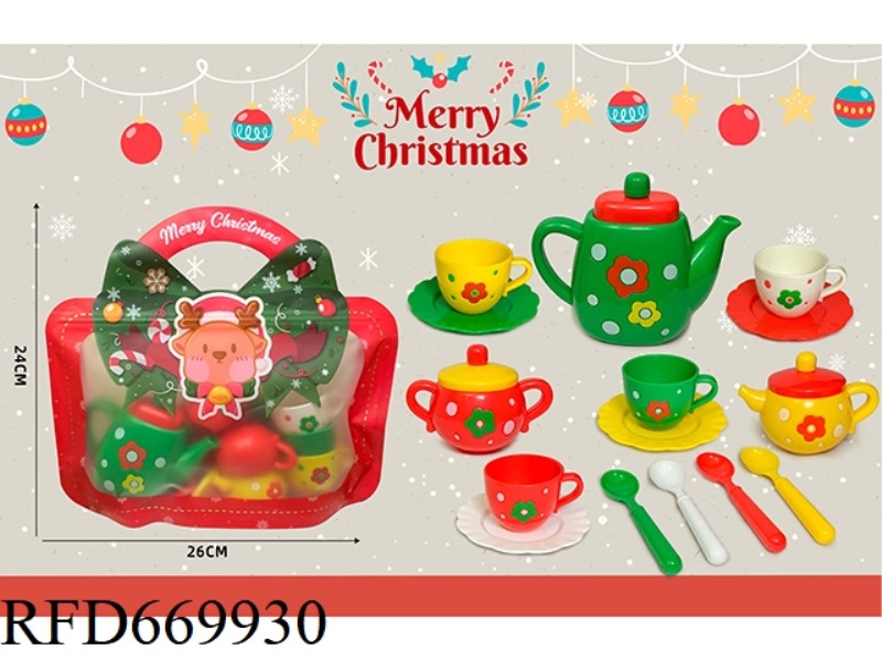 (18PCS) HAND-HELD GIFT BAG CHRISTMAS SET C