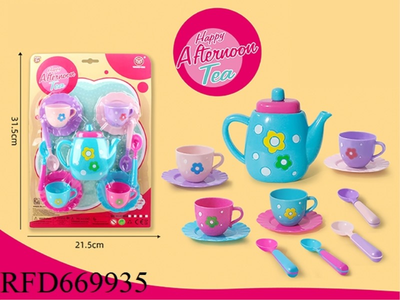 13PCS SUCTION PLATE TEA SET B